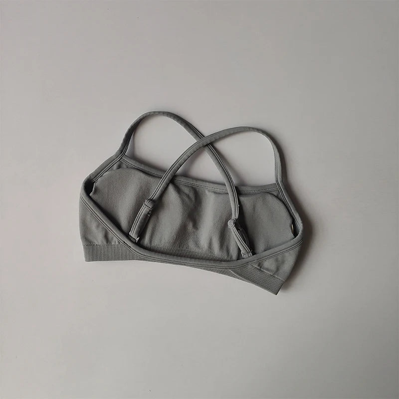Gathering Shock-proof Back Seamless Bras