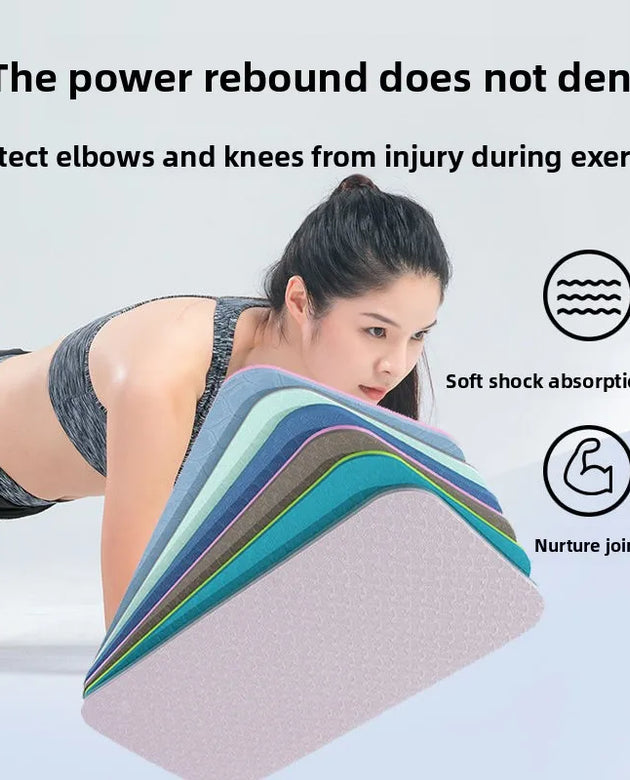 Yoga mat home fitness plate support