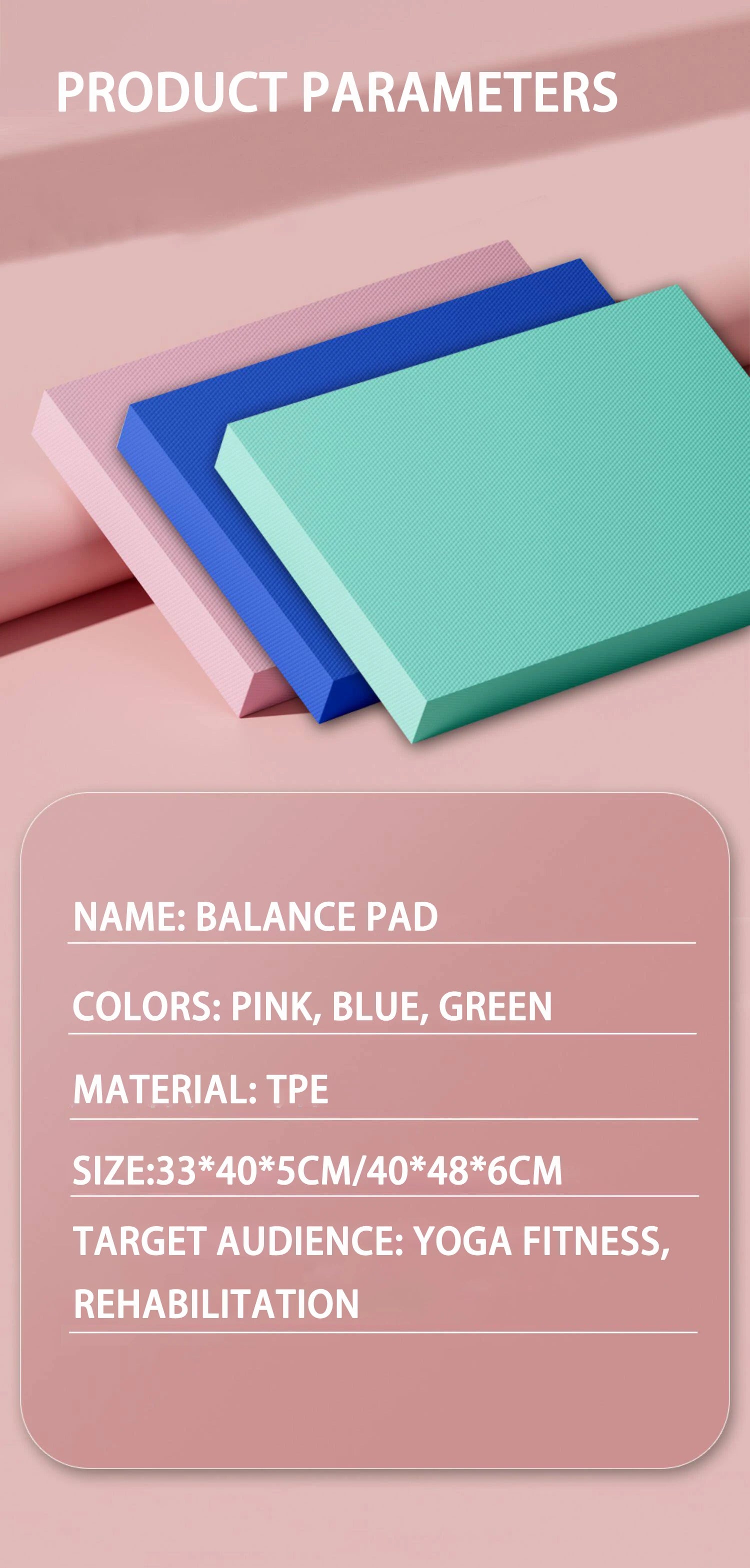 TPE Yoga 6cm Mat Fitness