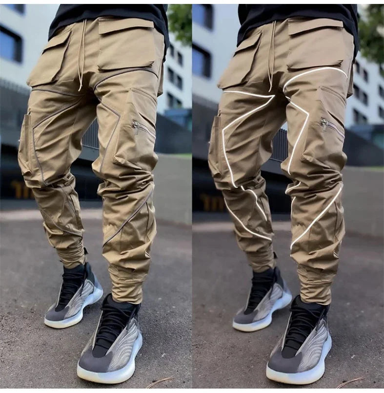 Men's Reflective Cargo Pants
