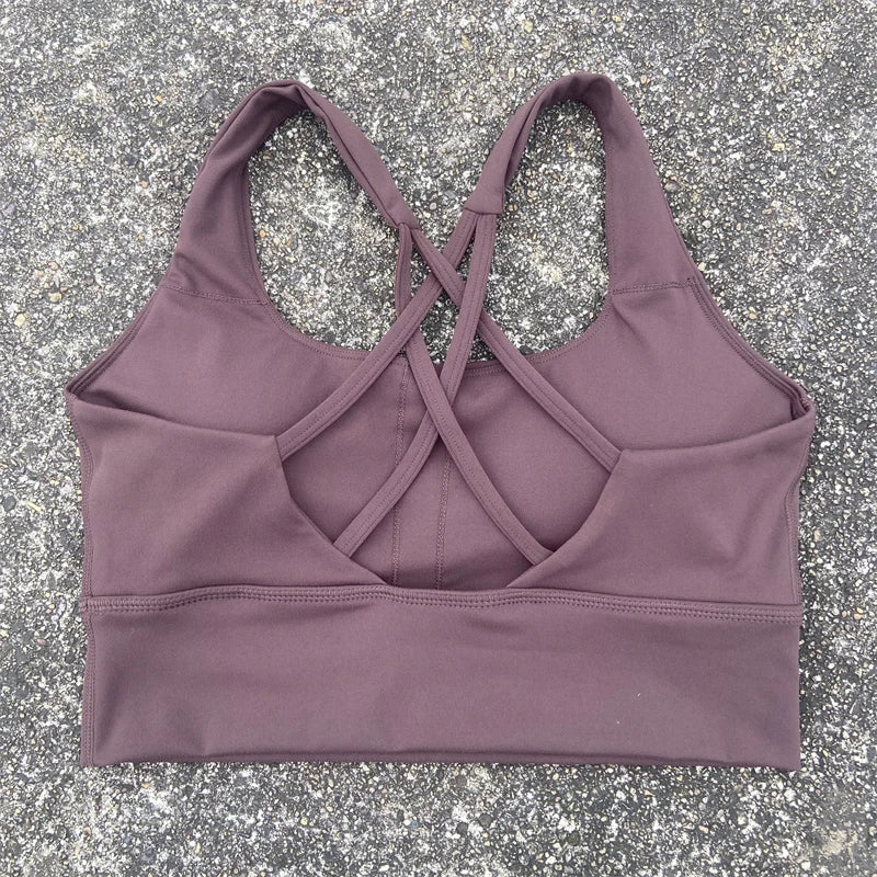 Cross Straps Sports Bra Gym