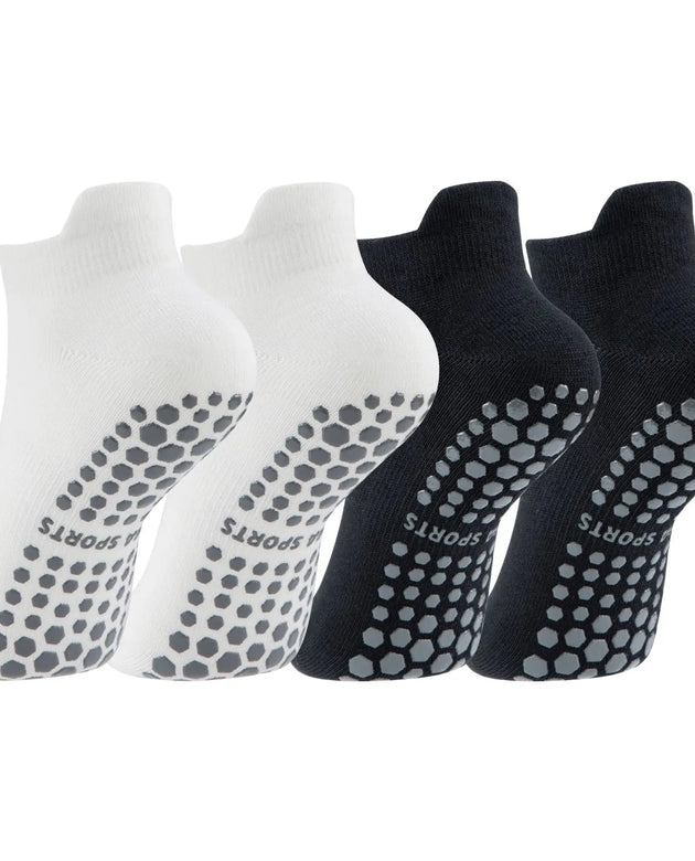 2 Pairs Pilates Yoga Ankle Socks