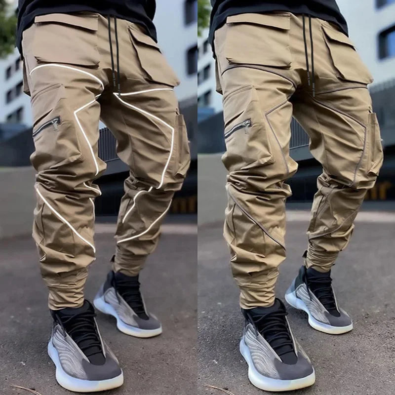 Men's Reflective Cargo Pants
