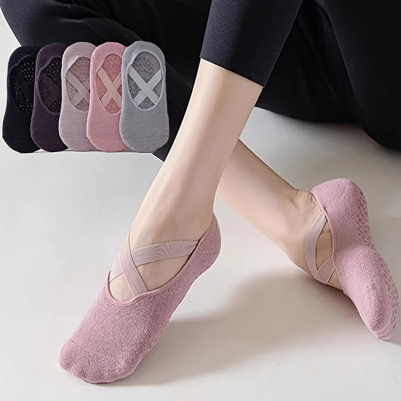 1/2/3/4/5 double anti-slip yoga socks