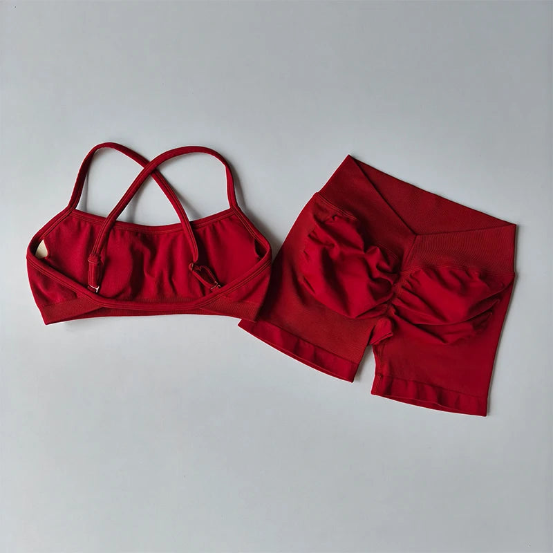 Gathering Shock-proof Back Seamless Bras