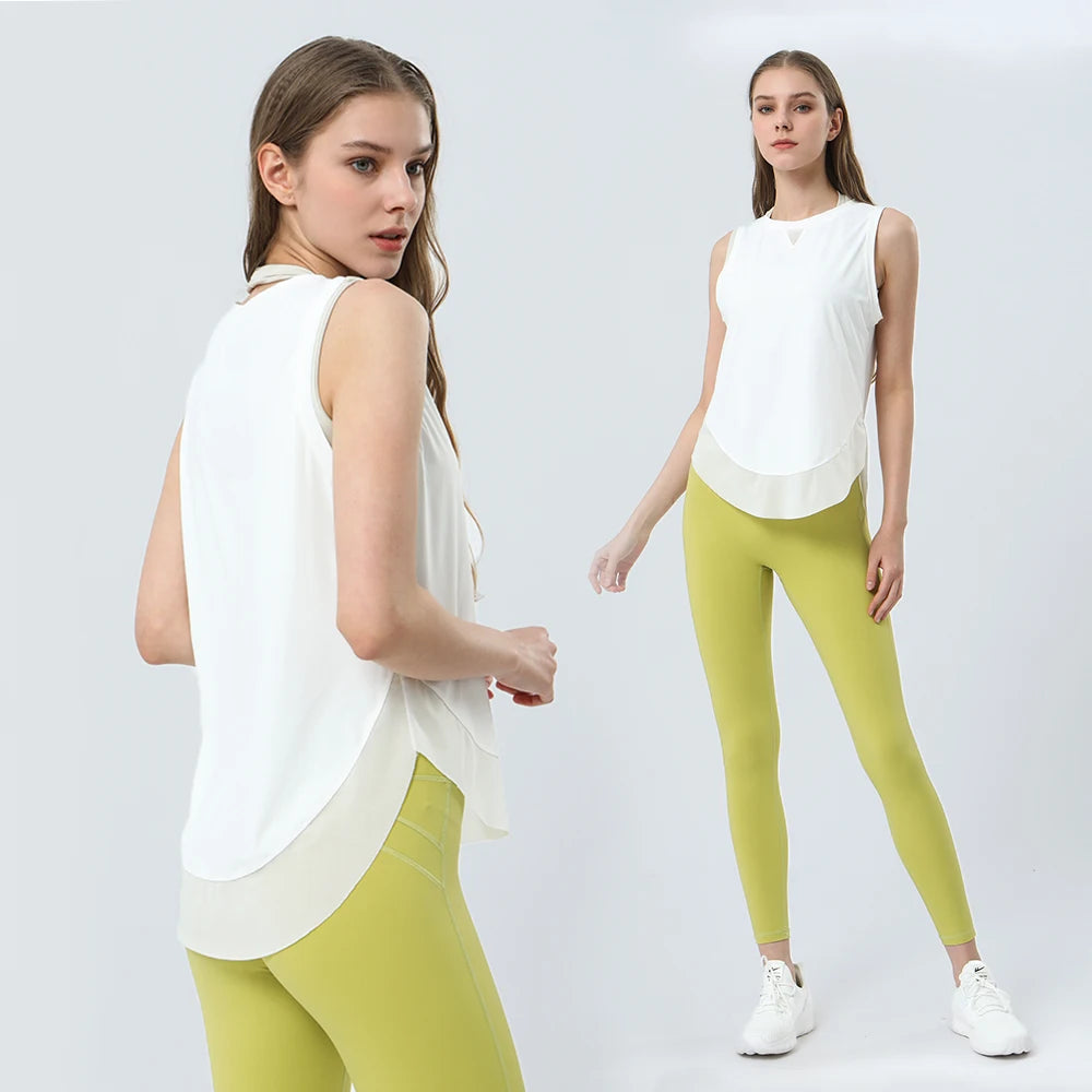 Summer Breathable Mesh Yoga Vest