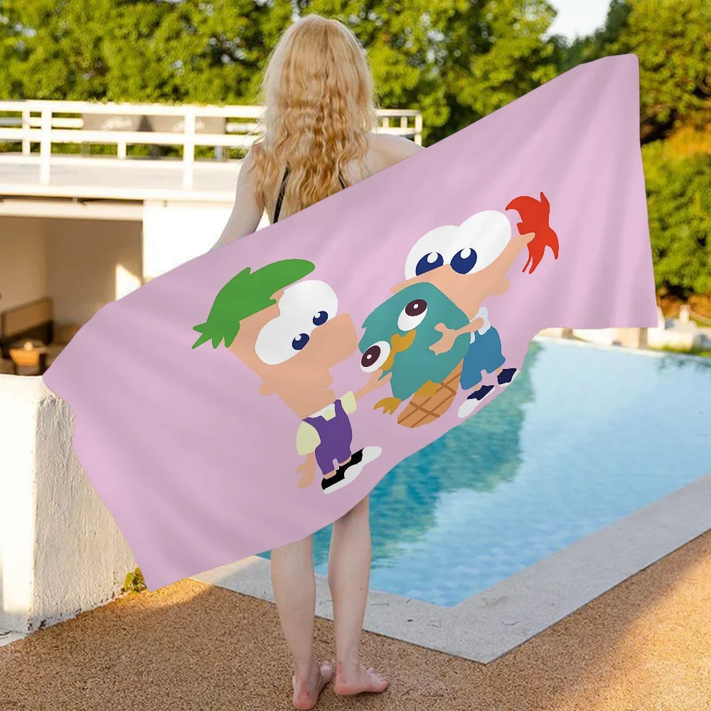 Classic  F-Ferb Beach Towel