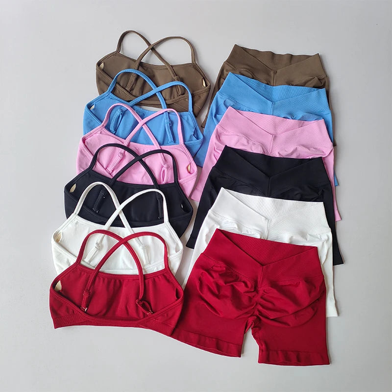 Gathering Shock-proof Back Seamless Bras