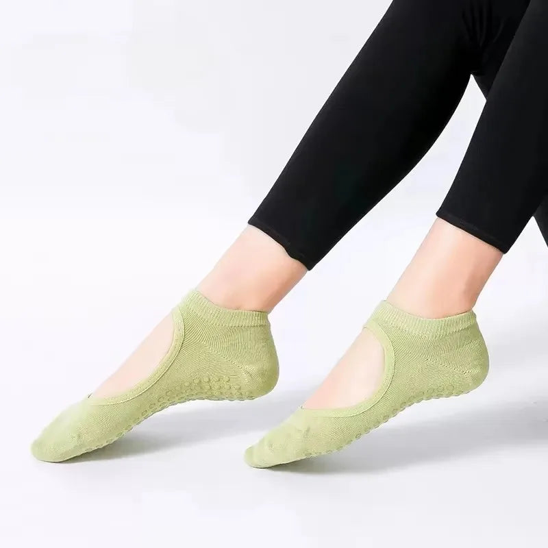 Backless Non-slip Fitness Yoga Sock
