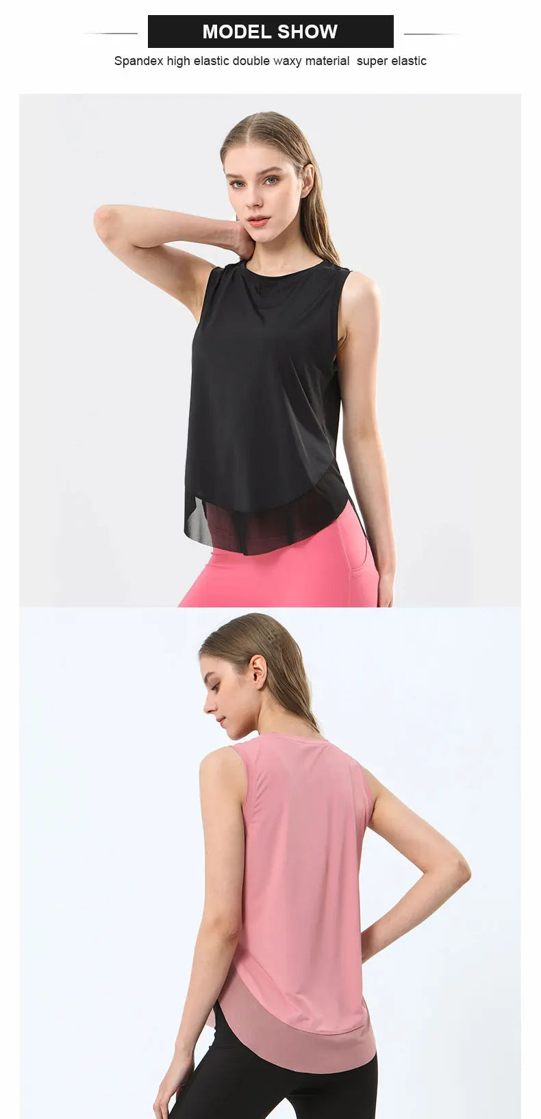 Summer Breathable Mesh Yoga Vest