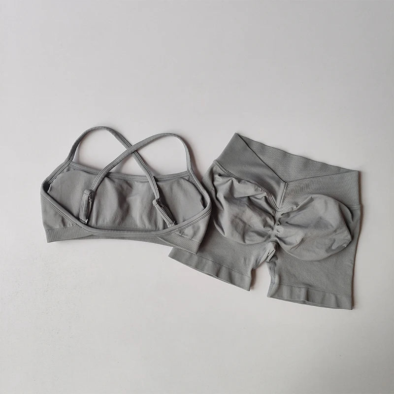 Gathering Shock-proof Back Seamless Bras