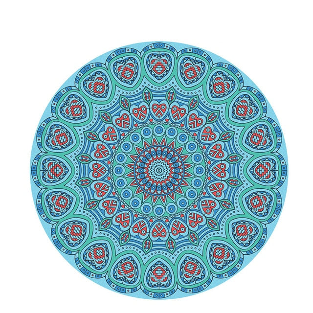 Foldable Round Yoga Mat