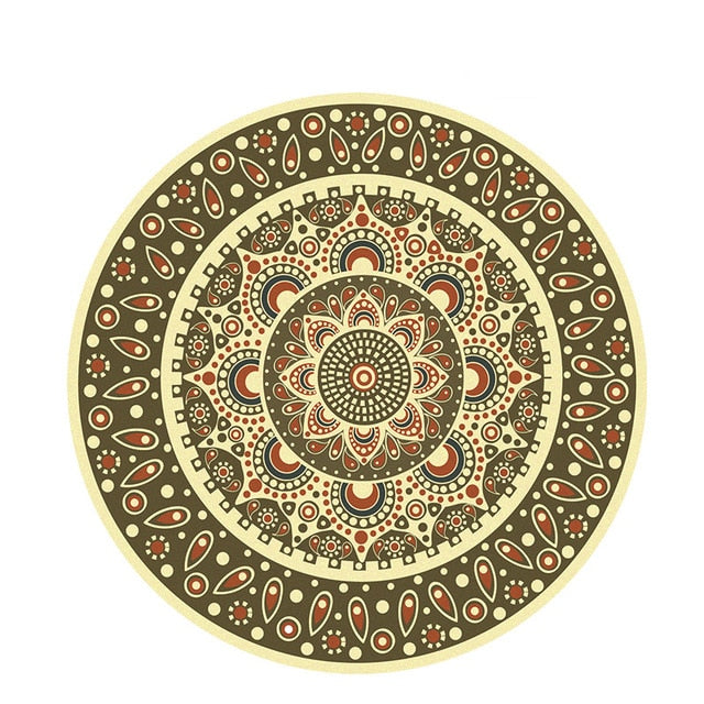 Foldable Round Yoga Mat