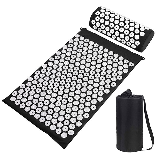 Yoga Mat with Needle Back Massager