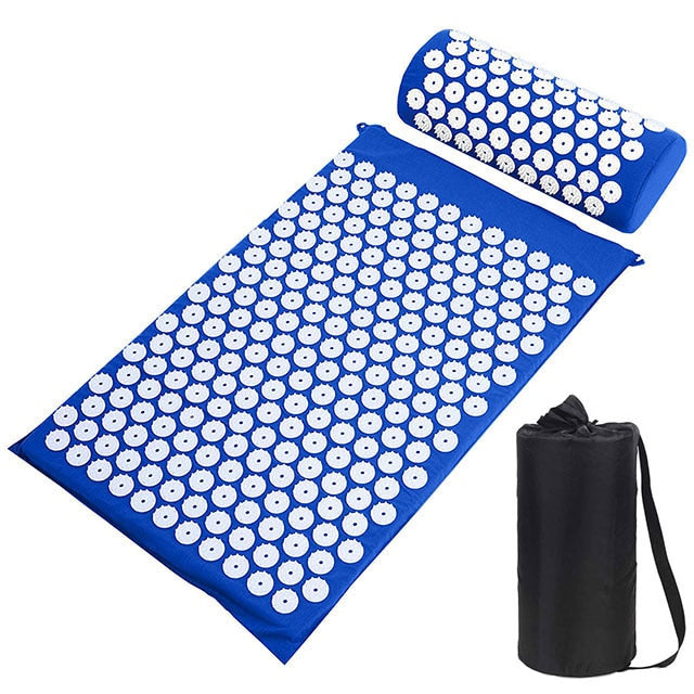 Yoga Mat with Needle Back Massager